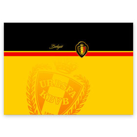Поздравительная открытка с принтом Бельгия в Петрозаводске, 100% бумага | плотность бумаги 280 г/м2, матовая, на обратной стороне линовка и место для марки
 | belgie | belgien | belgique | belgium | diables rouges | rode duivels | бельгийская сборная | бельгия | красные дьяволы | сборная бельгии | сборная бельгии по футболу | форма
