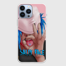 Чехол для iPhone 13 Pro Max с принтом Sally Face в Петрозаводске,  |  | Тематика изображения на принте: sally face | игра | компьютерная игра | лицо | маска | протез | салли фейс | школа | шрамы