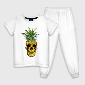 Детская пижама хлопок с принтом Ананас в Петрозаводске, 100% хлопок |  брюки и футболка прямого кроя, без карманов, на брюках мягкая резинка на поясе и по низу штанин
 | cool | creative | design | fruit | green | hype | new york | pineapple | skull | summer | supreme | vanguard | vegan | авангард | ананас | дизайн | зеленый | креатив | круто | лето | фрукт | хайп | череп