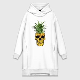 Платье-худи хлопок с принтом Ананас в Петрозаводске,  |  | cool | creative | design | fruit | green | hype | new york | pineapple | skull | summer | supreme | vanguard | vegan | авангард | ананас | дизайн | зеленый | креатив | круто | лето | фрукт | хайп | череп