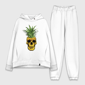 Женский костюм хлопок Oversize с принтом Ананас в Петрозаводске,  |  | cool | creative | design | fruit | green | hype | new york | pineapple | skull | summer | supreme | vanguard | vegan | авангард | ананас | дизайн | зеленый | креатив | круто | лето | фрукт | хайп | череп