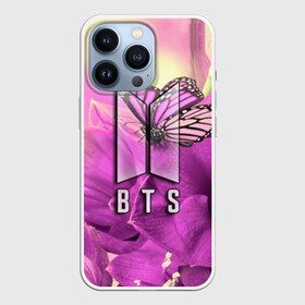 Чехол для iPhone 13 Pro с принтом BTS в Петрозаводске,  |  | Тематика изображения на принте: bts | j hope | jimin | jin | jungkook | rap monster | rm | suga | бтс | ви | группа | джей хоуп | корейская | музыка | рэп монстр | сюга | цветы | чимин | чин | чонгук | шуга