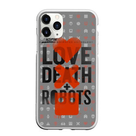 Чехол для iPhone 11 Pro матовый с принтом LOVE DEATH + ROBOTS в Петрозаводске, Силикон |  | Тематика изображения на принте: death | love death + robots | netflix | robots | любовь | нетфликс | роботы | сериал