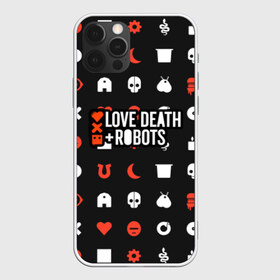 Чехол для iPhone 12 Pro Max с принтом Love Death & Robots в Петрозаводске, Силикон |  | Тематика изображения на принте: cartoon | death | fantasy | heavy | horror | metal | miller | netflix | robots | tim | witness | любовь | миллер | мультфильм | робот | роботы | тим | ужасы | фэнтези