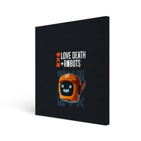 Холст квадратный с принтом Love, Death & Robots в Петрозаводске, 100% ПВХ |  | cartoon | death | fantasy | heavy | horror | metal | miller | netflix | robots | tim | witness | любовь | миллер | мультфильм | робот | роботы | тим | ужасы | фэнтези