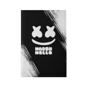 Обложка для паспорта матовая кожа с принтом Marshmello 4 в Петрозаводске, натуральная матовая кожа | размер 19,3 х 13,7 см; прозрачные пластиковые крепления | Тематика изображения на принте: dj | fortnite | marshmello | music | дж | зефир | маршмелоу | музыка | форнайт | фортнайт