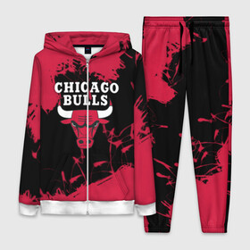 Женский костюм 3D с принтом CHICAGO BULLS в Петрозаводске,  |  | chicago bulls | chicago bulls jordan | nba chicago bulls | nike chicago bulls | баскетбол нба | лейкерс чикаг | нба | чикаго атланта | чикаго буллз | чикаго буллз 2019 | чикаго буллз атланта