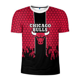 Мужская футболка 3D спортивная с принтом CHICAGO BULLS в Петрозаводске, 100% полиэстер с улучшенными характеристиками | приталенный силуэт, круглая горловина, широкие плечи, сужается к линии бедра | chicago bulls | chicago bulls jordan | nba chicago bulls | nike chicago bulls | баскетбол нба | лейкерс чикаг | нба | чикаго атланта | чикаго буллз | чикаго буллз 2019 | чикаго буллз атланта