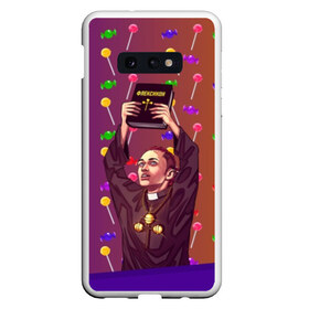 Чехол для Samsung S10E с принтом Gone Fludd (art) 4 в Петрозаводске, Силикон | Область печати: задняя сторона чехла, без боковых панелей | fludd | gone | gone.fludd | mambl | rap | гон флад | кубик льда | мамбл | реп | сахарный человек