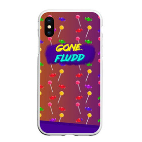 Чехол для iPhone XS Max матовый с принтом Gone Fludd (art) 5 в Петрозаводске, Силикон | Область печати: задняя сторона чехла, без боковых панелей | Тематика изображения на принте: fludd | gone | gone.fludd | mambl | rap | гон флад | кубик льда | мамбл | реп | сахарный человек