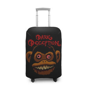 Чехол для чемодана 3D с принтом Dark Deception 1 в Петрозаводске, 86% полиэфир, 14% спандекс | двустороннее нанесение принта, прорези для ручек и колес | dark | dark deception | deception | five night | fnaf | game | horror | дарк десепшен | игра