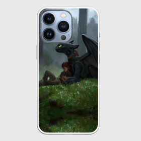 Чехол для iPhone 13 Pro с принтом Верные друзья в Петрозаводске,  |  | dragon | how | to train | your | астрид | беззубик | викинги | всадник | дракон | как | ночная | олух | приручить | фурия | фэнтези