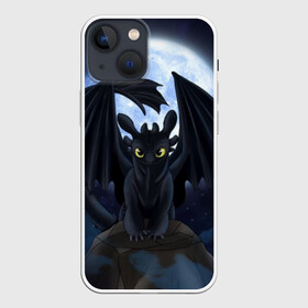 Чехол для iPhone 13 mini с принтом ночная фурия в Петрозаводске,  |  | how to train your dragon | night fury | беззубик | дракон | как приручить дракона | ночная фурия