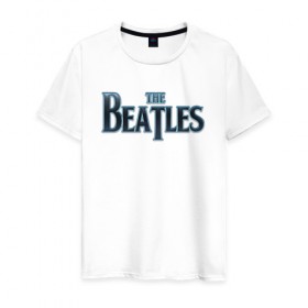 Мужская футболка хлопок с принтом The Beatles в Петрозаводске, 100% хлопок | прямой крой, круглый вырез горловины, длина до линии бедер, слегка спущенное плечо. | битлз | британская | группа | джон леннон | джордж харрисон | ливерпуль | пол маккартни | ринго старр | рок