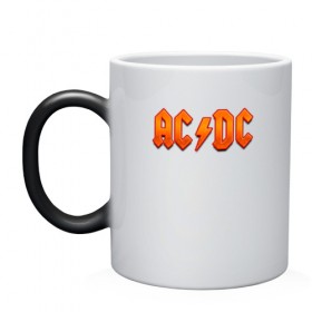 Кружка хамелеон с принтом AC/DC в Петрозаводске, керамика | меняет цвет при нагревании, емкость 330 мл | австралийская | ангус янг | блюз | группа | малькольм янг | рок | рок н ролл | стиви янг | хард