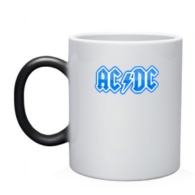 Кружка хамелеон с принтом AC/DC в Петрозаводске, керамика | меняет цвет при нагревании, емкость 330 мл | австралийская | ангус янг | блюз | группа | малькольм янг | рок | рок н ролл | стиви янг | хард