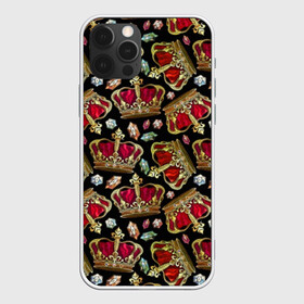 Чехол для iPhone 12 Pro Max с принтом Короны в Петрозаводске, Силикон |  | art | background | beautiful | black | cool | diamonds | drawing | fashion | fashionable | hat | king | picture | style | алмазы | бриллианты | вышивка | графика | искусство | камни | картинка | король | короны | красивый | крутой | мода | модный | молодё