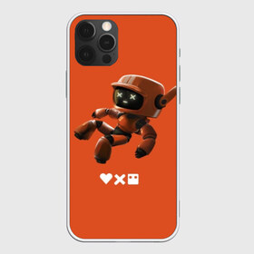 Чехол для iPhone 12 Pro Max с принтом Love Death + Robots в Петрозаводске, Силикон |  | Тематика изображения на принте: love death robots | netflix | аниматрица | короткометражка | любовь | мультик | мультисериал | надпись | нетфликс | оранжевый | пафос | робот | роботы | сериал | треш | хипстер