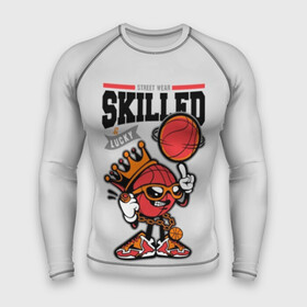 Мужской рашгард 3D с принтом Skilled and lucky в Петрозаводске,  |  | ball | basketball | black | clo | cool | crown | finger | gold | lucky | ring | sneakers | street | teenager | text | white | баскетбол | баскетболист | большая | кольцо | корона | кроссовки | крутой | мяч | надпись | опытный | очки | перчатки |