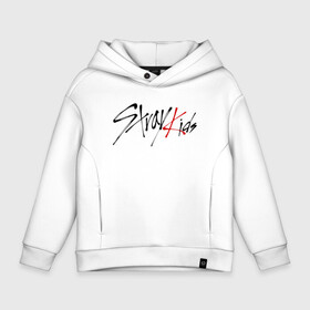 Детское худи Oversize хлопок с принтом Stray Kids в Петрозаводске, френч-терри — 70% хлопок, 30% полиэстер. Мягкий теплый начес внутри —100% хлопок | боковые карманы, эластичные манжеты и нижняя кромка, капюшон на магнитной кнопке | k pop | stray kids | stray kids группа | stray kids участники | stray kids фото