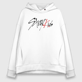 Женское худи Oversize хлопок с принтом Stray Kids в Петрозаводске, френч-терри — 70% хлопок, 30% полиэстер. Мягкий теплый начес внутри —100% хлопок | боковые карманы, эластичные манжеты и нижняя кромка, капюшон на магнитной кнопке | k pop | stray kids | stray kids группа | stray kids участники | stray kids фото