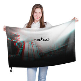 Флаг 3D с принтом Counter Strike в Петрозаводске, 100% полиэстер | плотность ткани — 95 г/м2, размер — 67 х 109 см. Принт наносится с одной стороны | awp | counter strike | cs go | cyber sport | game | skin | sport | авп | игры | кибер спорт | скин