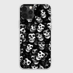 Чехол для iPhone 12 Pro Max с принтом Призраки Мисфитс в Петрозаводске, Силикон |  | misfits | punk | punk rock | rock | лицо | мисфитс | панк | панк рок | паттрен | призрак | рок | скелет | череп | черно белый