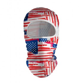 Балаклава 3D с принтом Флаг США Американский стиль в Петрозаводске, 100% полиэстер, ткань с особыми свойствами — Activecool | плотность 150–180 г/м2; хорошо тянется, но при этом сохраняет форму. Закрывает шею, вокруг отверстия для глаз кайма. Единый размер | 
