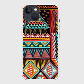 Чехол для iPhone 13 с принтом Африканский стиль в Петрозаводске,  |  | africa | african | pattern | style | trend | африка | африканский стиль | геометрия | мода | орнамент | паттерн | стиль | тренд