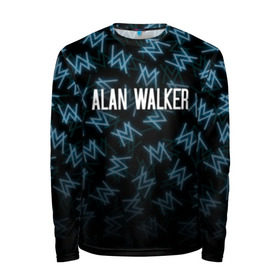 Мужской лонгслив 3D с принтом ALAN WALKER в Петрозаводске, 100% полиэстер | длинные рукава, круглый вырез горловины, полуприлегающий силуэт | alan walker | alan walker alone. | alan walker faded | alan walker feat | alan walker lonely | алан волкер