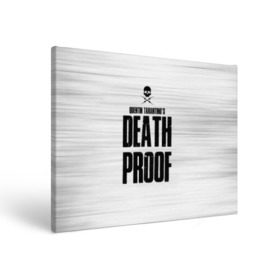 Холст прямоугольный с принтом Death Proof в Петрозаводске, 100% ПВХ |  | Тематика изображения на принте: death proof | quentin | tarantino | квентин тарантино | тарантино