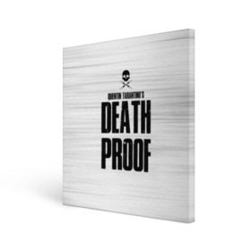 Холст квадратный с принтом Death Proof в Петрозаводске, 100% ПВХ |  | death proof | quentin | tarantino | квентин тарантино | тарантино