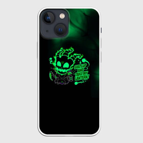 Чехол для iPhone 13 mini с принтом Thresh   League of Legends в Петрозаводске,  |  | Тематика изображения на принте: league of legends | lol | азир | акали | алистар | амуму | анивия | ари | атрокс | воин | вуконг | гарен | лига легенд | лига оф легенд | лол | маг | поддержка | стрелок | танк