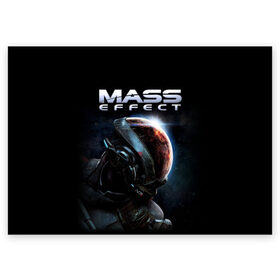 Поздравительная открытка с принтом Mass Effect в Петрозаводске, 100% бумага | плотность бумаги 280 г/м2, матовая, на обратной стороне линовка и место для марки
 | Тематика изображения на принте: andromeda | n7 | игры | компьютерные игры | масс эффект