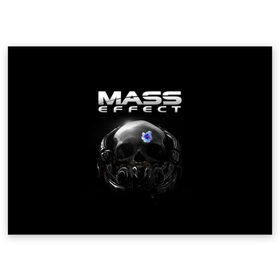 Поздравительная открытка с принтом Mass Effect в Петрозаводске, 100% бумага | плотность бумаги 280 г/м2, матовая, на обратной стороне линовка и место для марки
 | Тематика изображения на принте: andromeda | n7 | игры | компьютерные игры | масс эффект