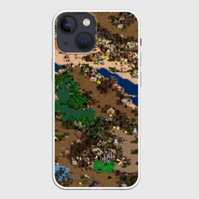 Чехол для iPhone 13 mini с принтом Heroes style HD в Петрозаводске,  |  | angel | armor | artwork | creature | dragon | fantasy | fantasy art | game | griffin | heroes | heroes maps | heroes of might and magic | knight | might and magic | sword | warriors | weapon | wings | герои