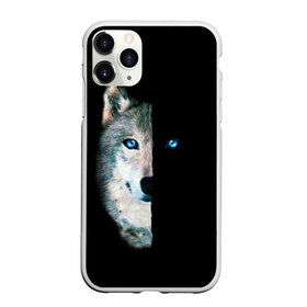 Чехол для iPhone 11 Pro Max матовый с принтом Волк в Петрозаводске, Силикон |  | animal | art | blue | day | head | muzzle | night | predator | view | wild | wolf | взгляд | волк | голова | день | дикий | животное | искусство | ночь | синий | хищник