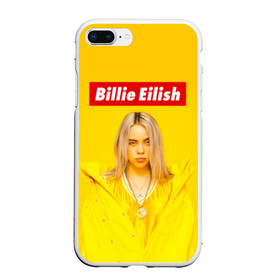 Чехол для iPhone 7Plus/8 Plus матовый с принтом Billie Eilish в Петрозаводске, Силикон | Область печати: задняя сторона чехла, без боковых панелей | bad guy | bellyache | billie eilish | bury a friend | ocean eyes | when we all fall asleep where do we go | билли айлиш | музыка | певица