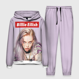 Мужской костюм 3D (с толстовкой) с принтом Billie Eilish в Петрозаводске,  |  | bad guy | bellyache | billie eilish | bury a friend | ocean eyes | when we all fall asleep where do we go | билли айлиш | музыка | певица