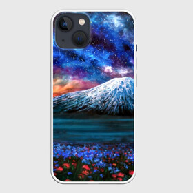Чехол для iPhone 13 с принтом Космос в Петрозаводске,  |  | nebula | space | star | вселенная | галактика | звезды | земля | космический | космос | планеты | плеяды | пространство