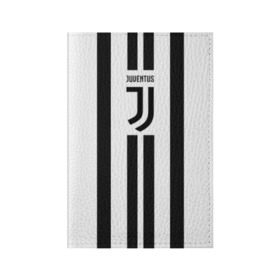 Обложка для паспорта матовая кожа с принтом Juventus в Петрозаводске, натуральная матовая кожа | размер 19,3 х 13,7 см; прозрачные пластиковые крепления | Тематика изображения на принте: juventus | ronaldo | роналдо | ювентус