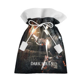 Подарочный 3D мешок с принтом DARK SOULS в Петрозаводске, 100% полиэстер | Размер: 29*39 см | art | artwork | crown | dark soul | dark souls iii | death | digital art | embers | fanatsy | fire | flames | game | mask | skeletons | воин | минимализм | рыцарь | тёмные души