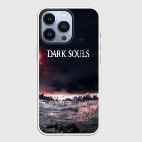 Чехол для iPhone 13 Pro с принтом DARK SOULS в Петрозаводске,  |  | Тематика изображения на принте: art | artwork | crown | dark soul | dark souls iii | death | digital art | embers | fanatsy | fire | flames | game | mask | skeletons | воин | минимализм | рыцарь | тёмные души