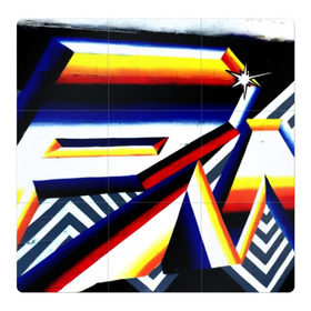 Магнитный плакат 3Х3 с принтом Пантон в Петрозаводске, Полимерный материал с магнитным слоем | 9 деталей размером 9*9 см | felipe pantone | grafiti | paint | street art | urban | город | граффити | искусство | кирпичи | краски | рисунки | стена | улицы | уличное искусство