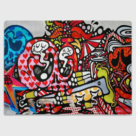 Плед 3D с принтом Современное искусство в Петрозаводске, 100% полиэстер | закругленные углы, все края обработаны. Ткань не мнется и не растягивается | felipe pantone | grafiti | paint | street art | urban | город | граффити | искусство | кирпичи | краски | рисунки | стена | улицы | уличное искусство