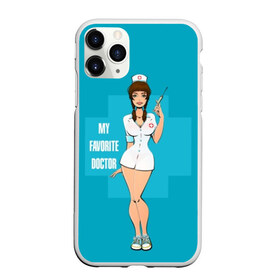 Чехол для iPhone 11 Pro Max матовый с принтом Sexy nurse в Петрозаводске, Силикон |  | beautiful | brunette | eyes | figure | girl | green | holding | holiday | legs | long | medical | medicine | nurse | perfect | short | straight | worker | брюнетка | глаза | девушка | держит | длинные | зелёные | идеальная | короткий | красивая | медицина