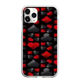 Чехол для iPhone 11 Pro Max матовый с принтом Card suits в Петрозаводске, Силикон |  | game | игральные карты | игры | карты | колода | масти | пасьянс | покер | текстура