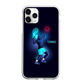 Чехол для iPhone 11 Pro матовый с принтом TENNIS NEON в Петрозаводске, Силикон |  | neon | sport | tennis | неон | неоновый | спорт | спортсмен | теннис