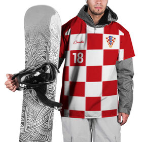 Накидка на куртку 3D с принтом Анте Ребич, Сборная Хорватии в Петрозаводске, 100% полиэстер |  | ante rebic | rebic | игрок | сборная хорватии | форма | футбол | футболист | хорватия | чемпионат мира