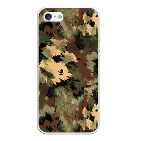 Чехол для iPhone 5/5S матовый с принтом Камуфляж в Петрозаводске, Силикон | Область печати: задняя сторона чехла, без боковых панелей | abstraction | army | autumn | brown | camouflage | disguise | fishing | green | khaki | nature | spots | абстракция | армия | зеленый | камуфляж | коричневый | маскировка | осень | охота | природа | пятна | рыбалка | хаки